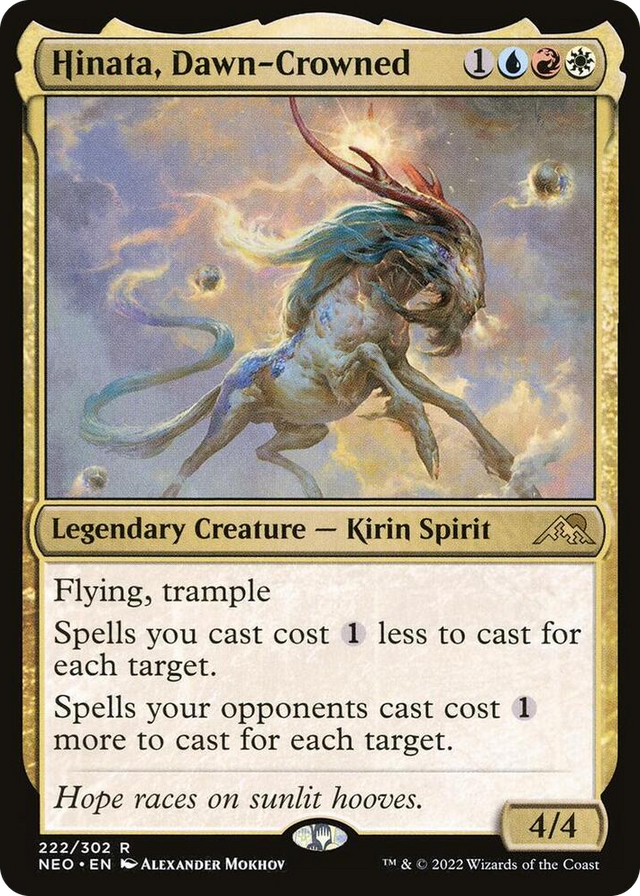 0222 Hinata, Dawn-Crowned R Kamigawa: Neon Dynasty