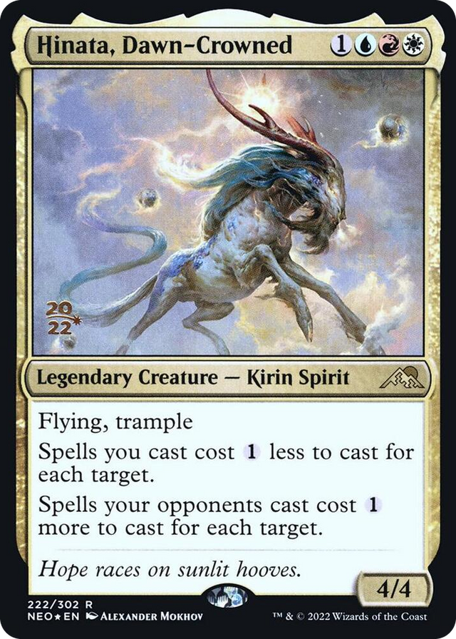 0222 Hinata, Dawn-Crowned R Prerelease Cards