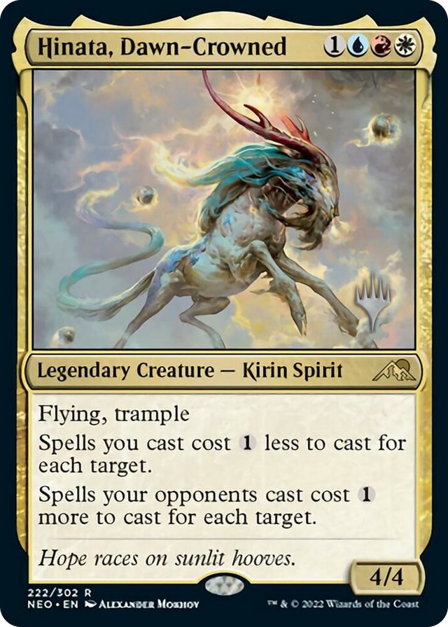 0222 Hinata, Dawn-Crowned R Promo Pack: Kamigawa: Neon Dynasty