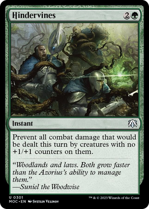 0301 Hindervines U Commander: March of the Machine