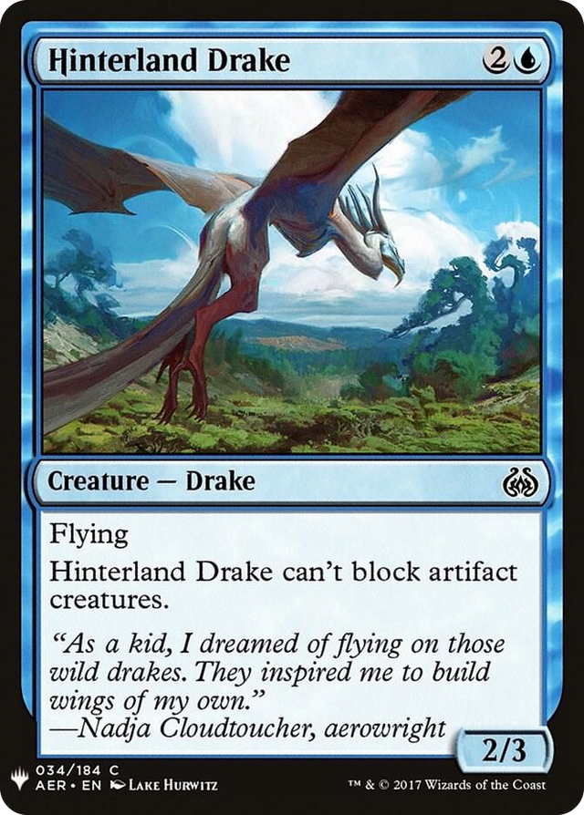 0034 Hinterland Drake C The List Reprints