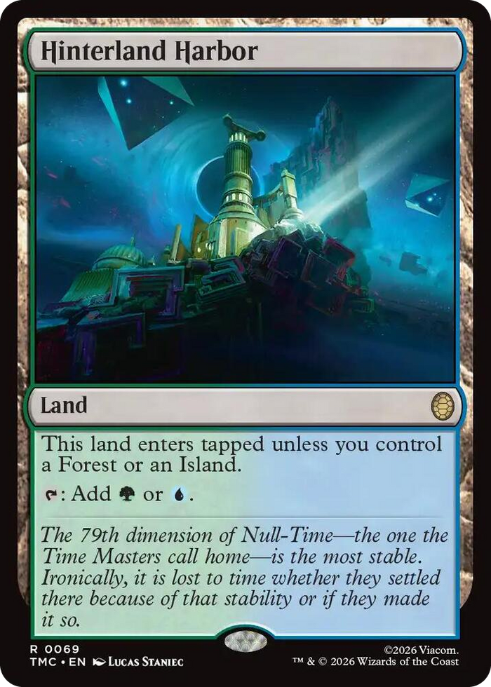 Hinterland Harbor #69 R - Commander: Teenage Mutant Ninja Turtles Pokemon card