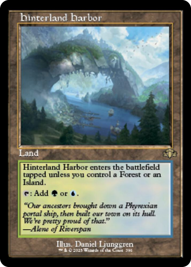 0396 Hinterland Harbor (Retro Frame) R Dominaria Remastered