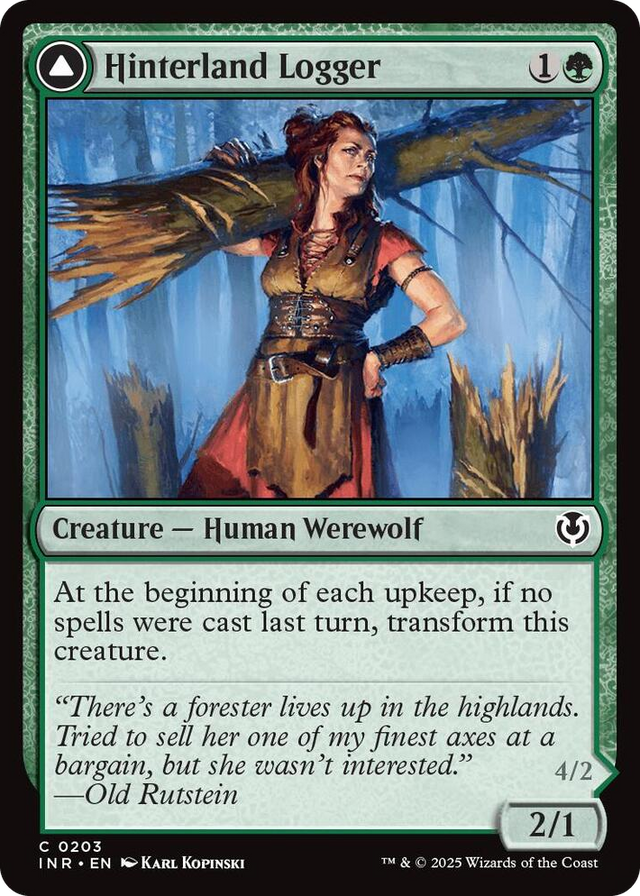 0203 Hinterland Logger C Innistrad Remastered