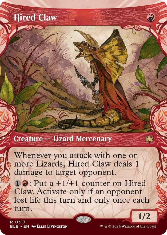 0317 Hired Claw (Showcase) R Bloomburrow