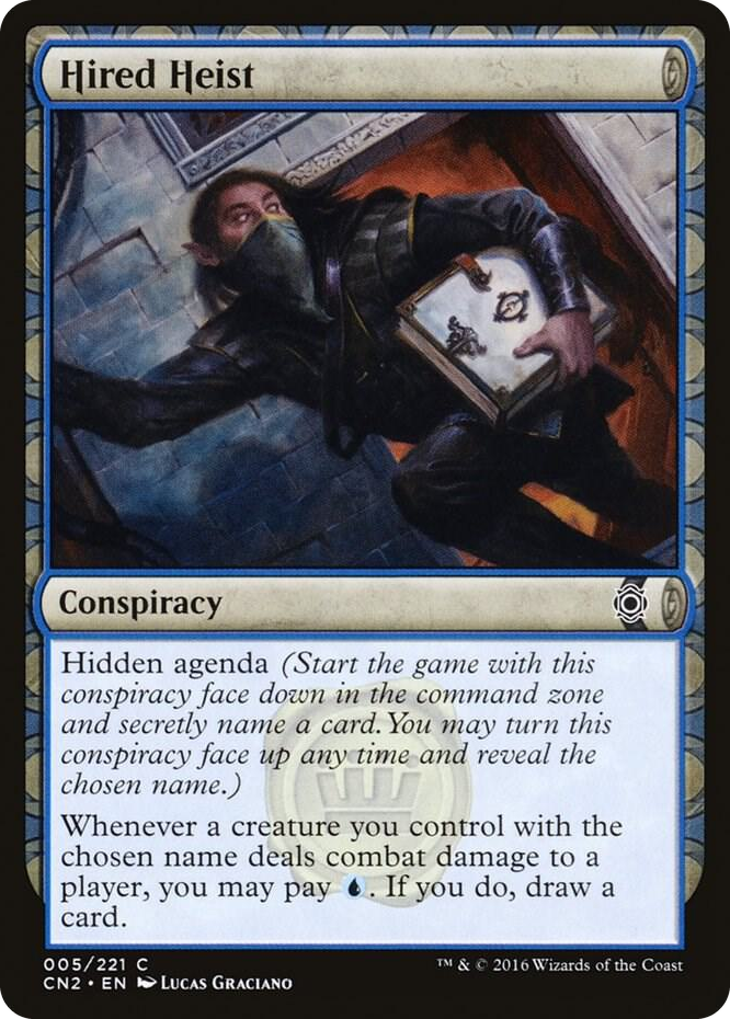 Hired Heist #5 C - Conspiracy: Take the Crown Pokemon card
