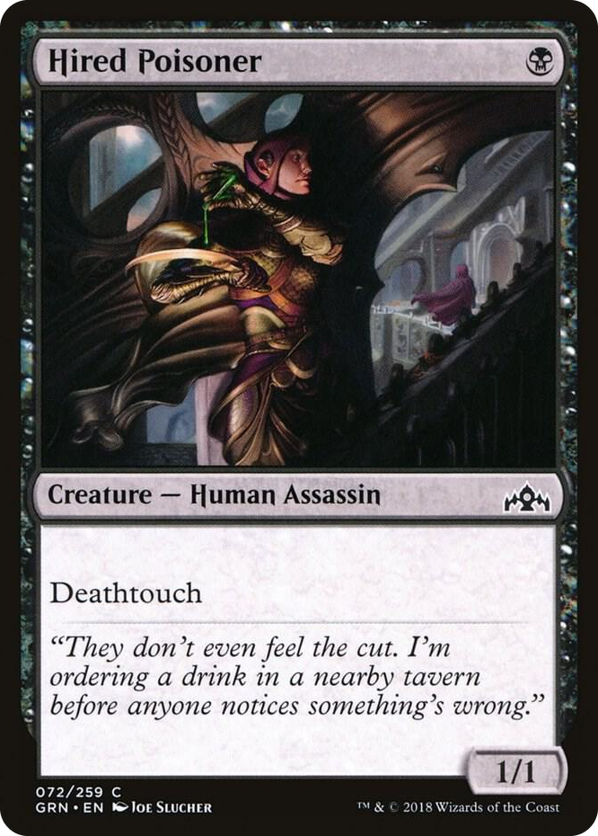 0072 Hired Poisoner C Guilds of Ravnica