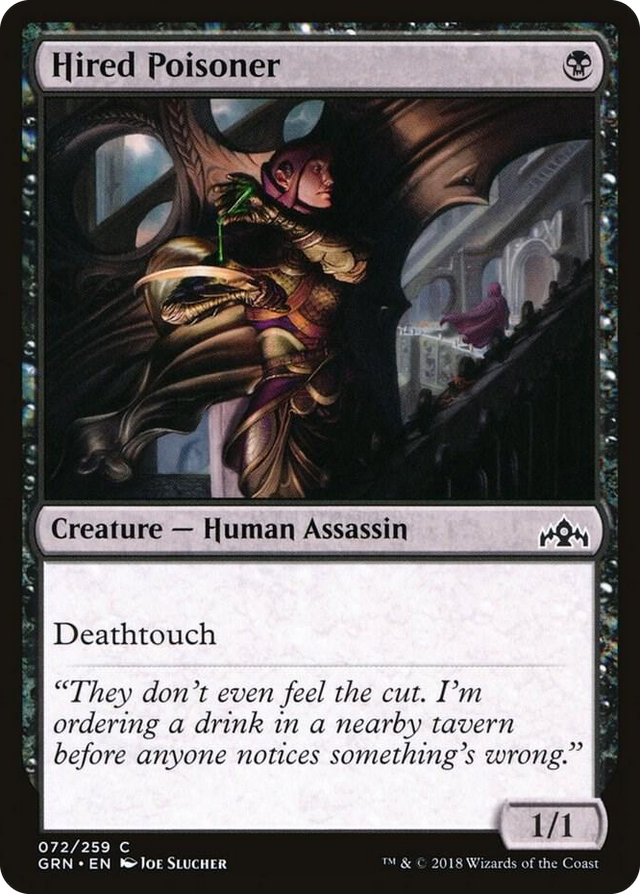 0072 Hired Poisoner C Guilds of Ravnica