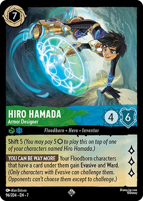 0096 Hiro Hamada - Armor Designer Super Rare Archazia's Island