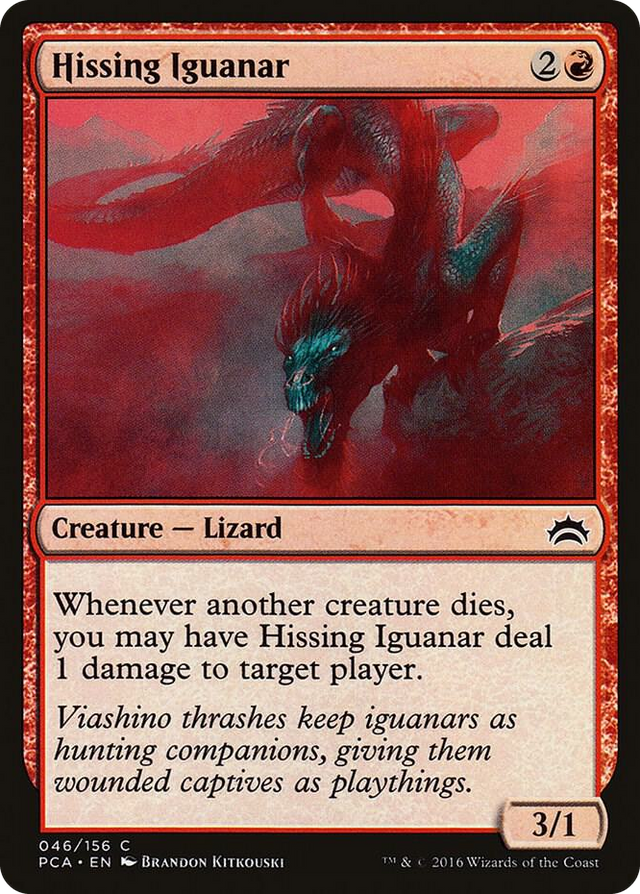 0046 Hissing Iguanar C Planechase Anthology