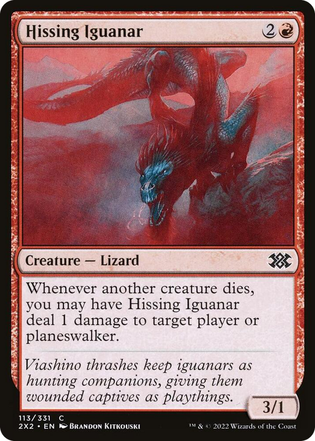 0113 Hissing Iguanar C Double Masters 2022