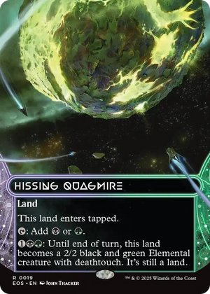 0019 Hissing Quagmire (0019) (Borderless) R Edge of Eternities: Stellar Sights