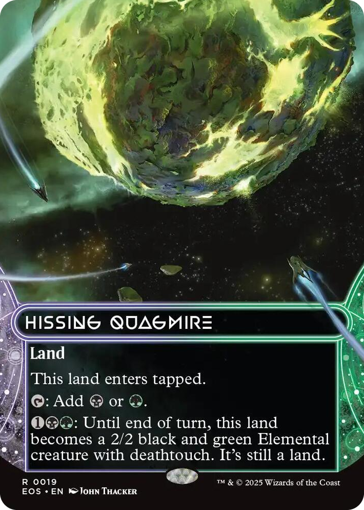 0019 Hissing Quagmire (0019) (Borderless) R Edge of Eternities: Stellar Sights