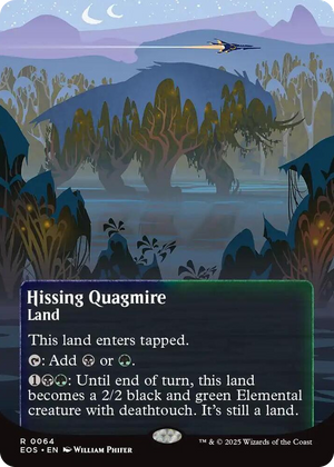 0064 Hissing Quagmire (0064) (Borderless) R Edge of Eternities: Stellar Sights