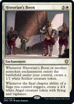 0021 Historian's Boon R Commander: Dominaria United
