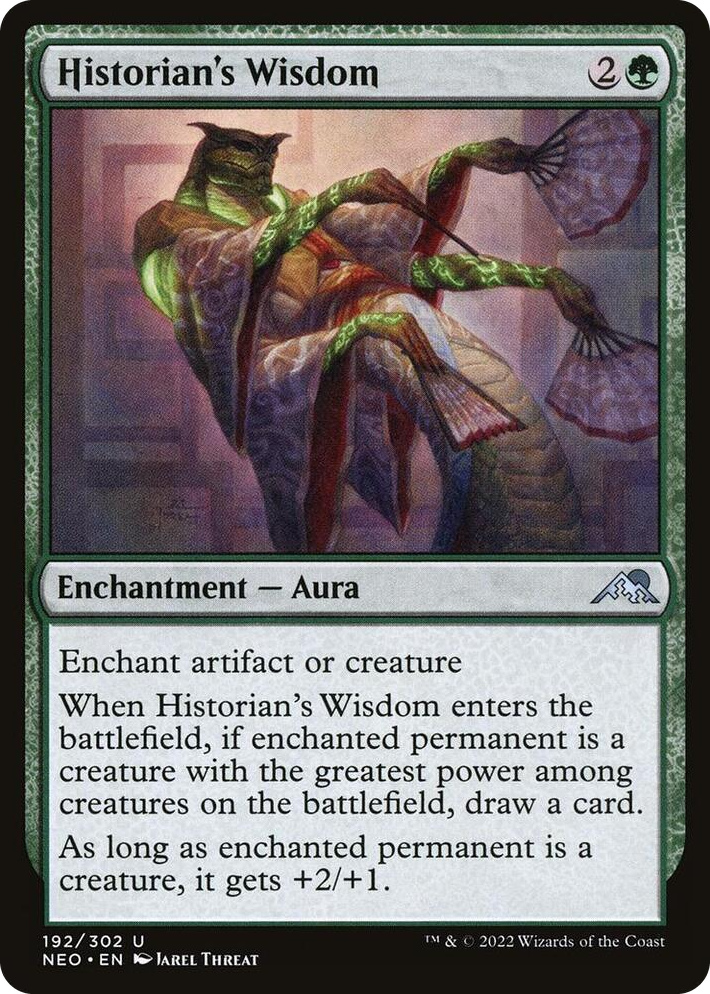0192 Historian's Wisdom U Kamigawa: Neon Dynasty