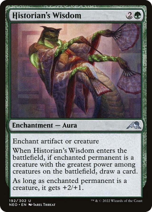 0192 Historian's Wisdom U Kamigawa: Neon Dynasty