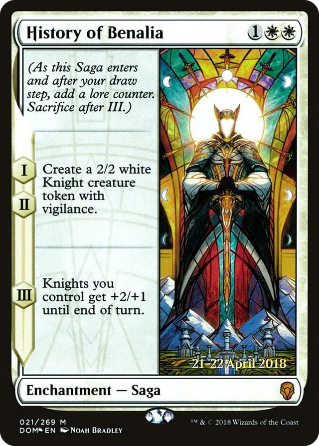 0021 History of Benalia M Prerelease Cards