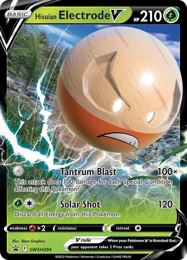 0294 Hisuian Electrode V - SWSH294 Promo Sword & Shield Promo Cards