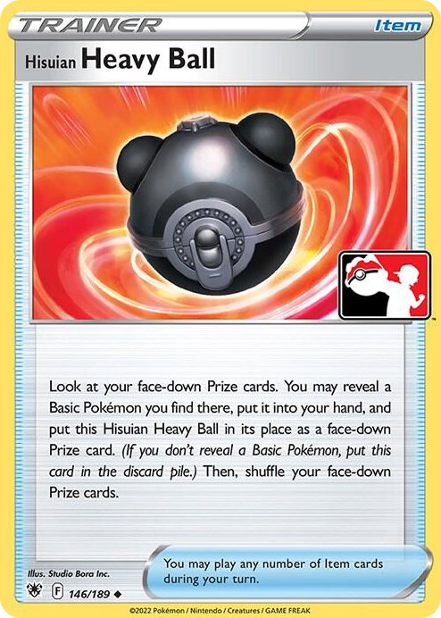 0146 Hisuian Heavy Ball Uncommon Prize Pack Series Cards