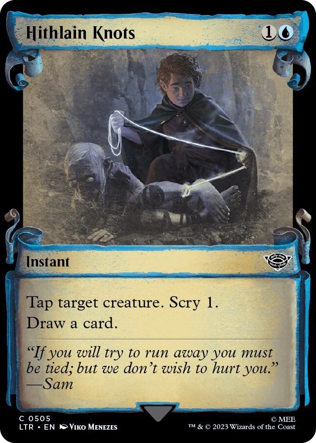 Hithlain Knots (Showcase Scrolls) #505 C - Universes Beyond: The Lord of the Rings: Tales of Middle-earth Pokemon card
