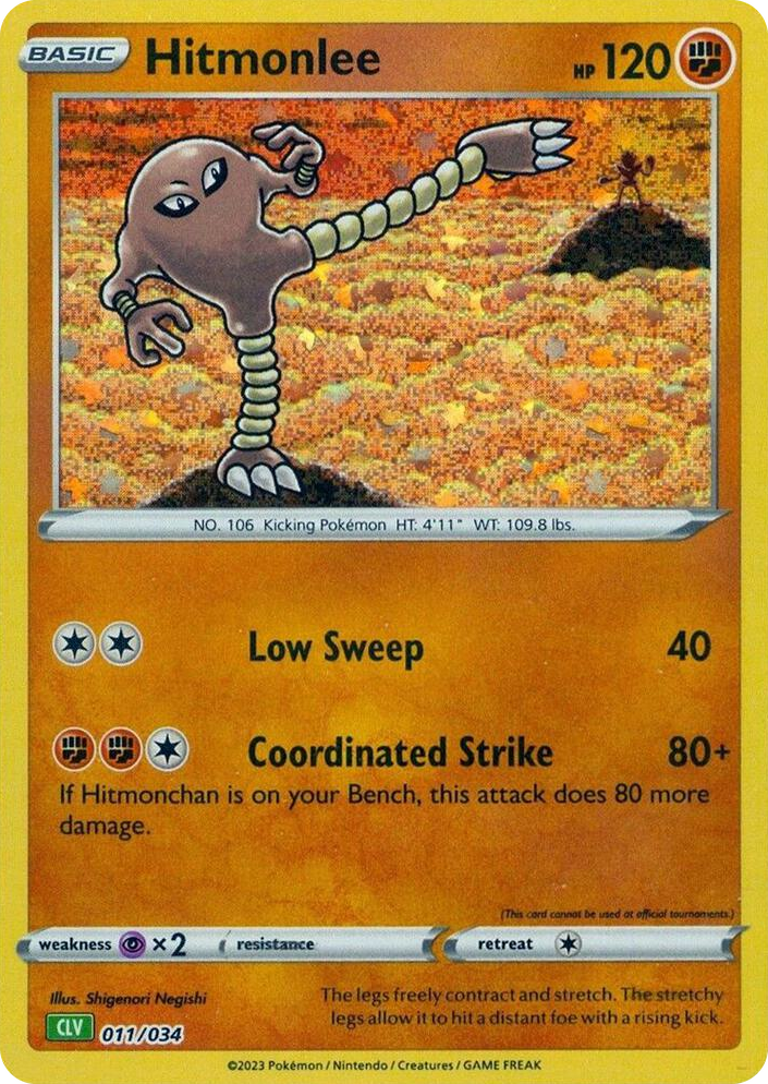 0011 Hitmonlee Classic Collection Trading Card Game Classic
