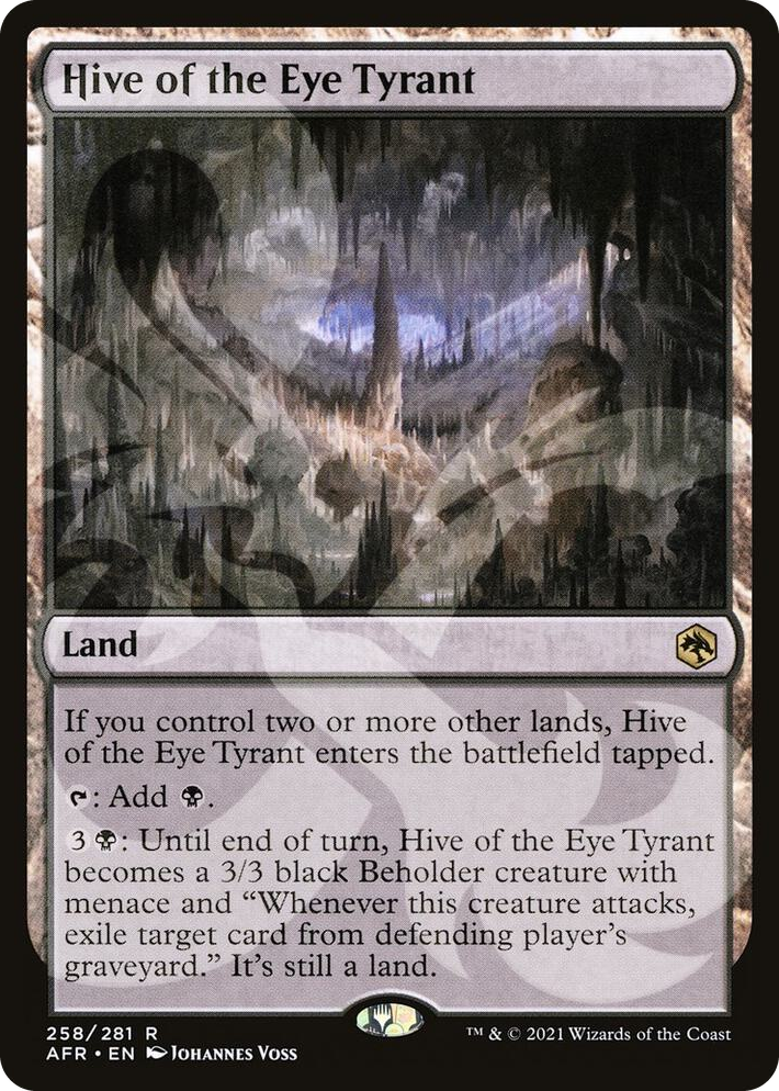 0258 Hive of the Eye Tyrant R AFR Ampersand Promos