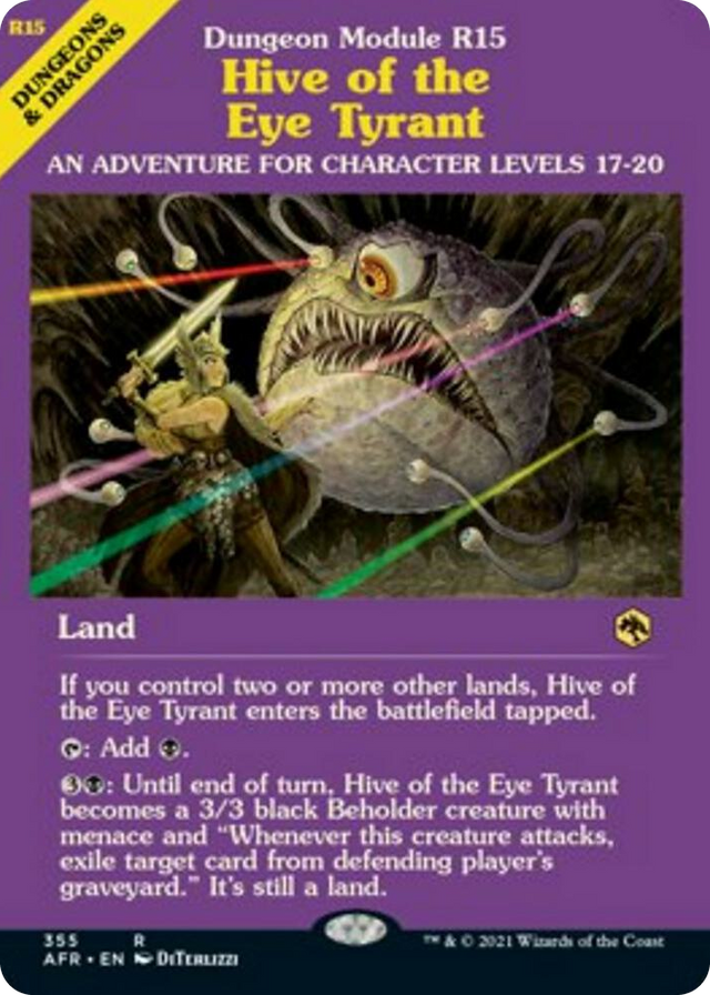 0355 Hive of the Eye Tyrant (Dungeon Module) R Adventures in the Forgotten Realms