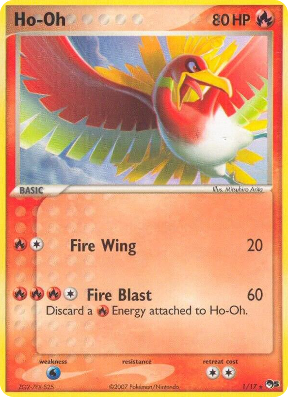 0001 Ho-Oh Rare POP Series 5