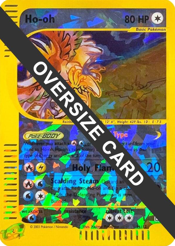 0011 Ho-oh - 11/12 (Box Topper) Promo Jumbo Cards