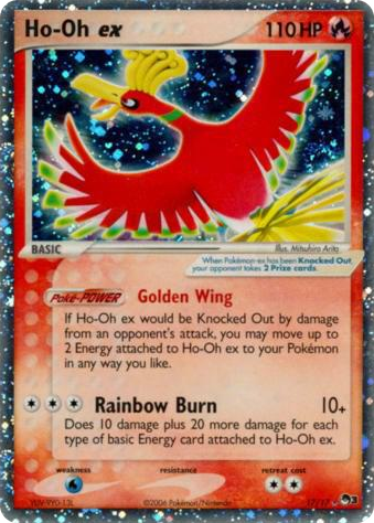 0017 Ho-Oh ex (Holo) Ultra Rare POP Series 3