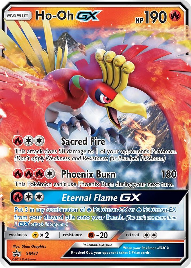 SM057 Ho-Oh GX - SM57 Promo SM Promos