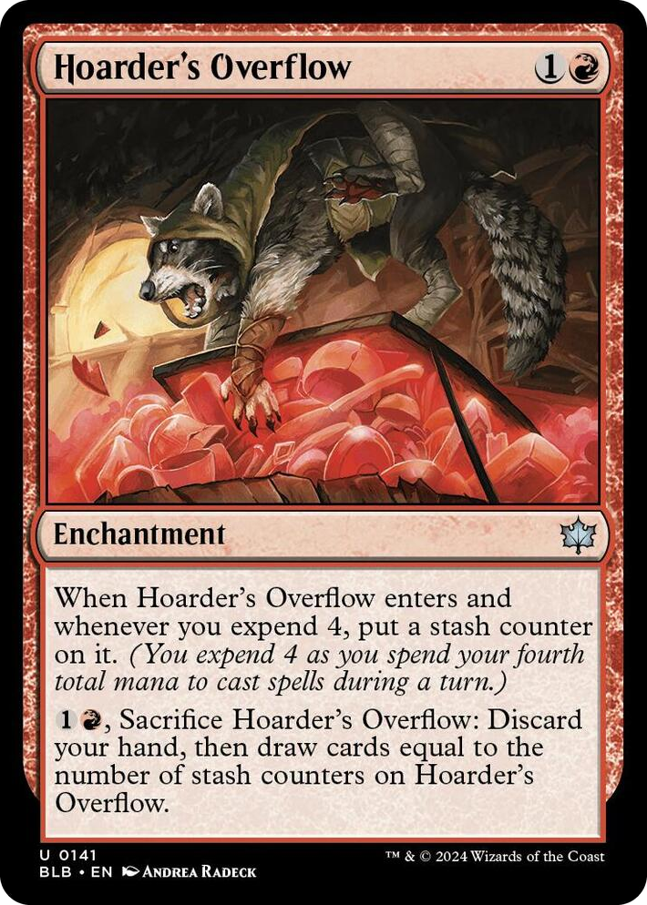 0141 Hoarder's Overflow U Bloomburrow