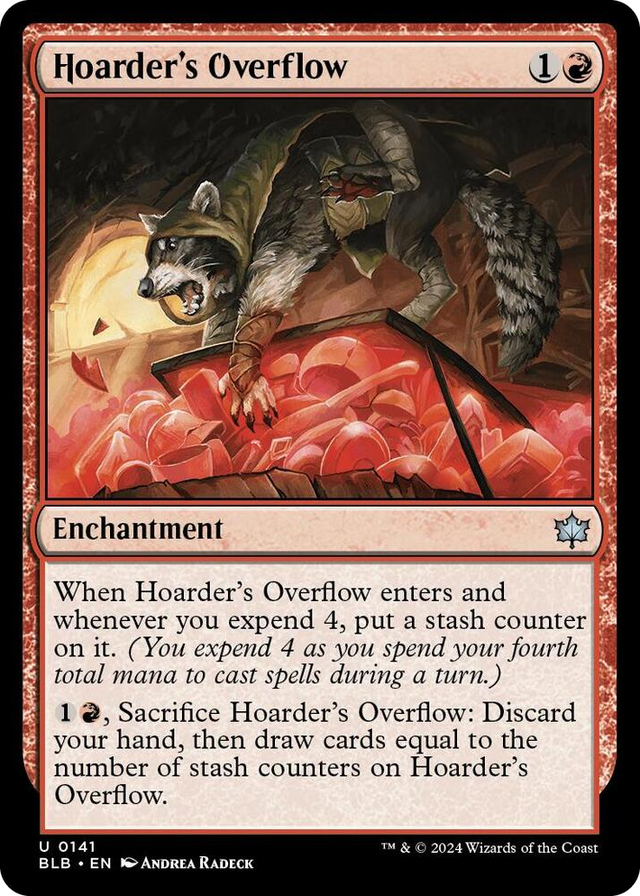 0141 Hoarder's Overflow U Bloomburrow