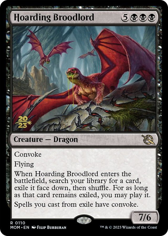 0110 Hoarding Broodlord R Prerelease Cards