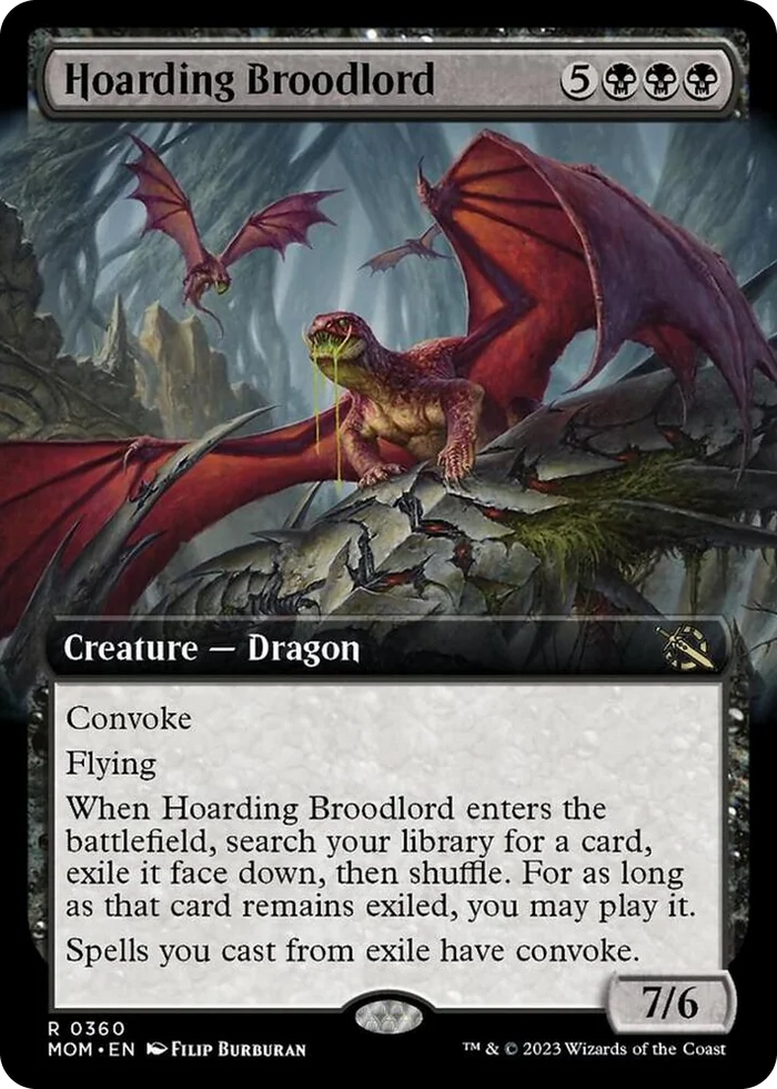 0360 Hoarding Broodlord (Extended Art) R March of the Machine