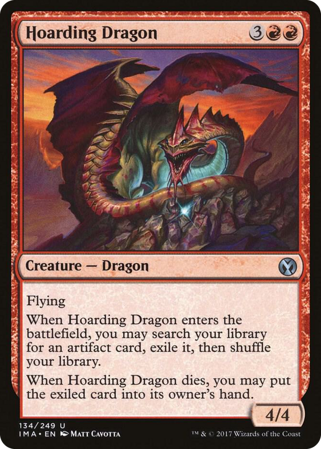 0134 Hoarding Dragon U Iconic Masters