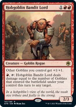 0147 Hobgoblin Bandit Lord R Adventures in the Forgotten Realms