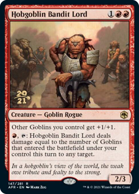 Hobgoblin Bandit Lord #147 R - Prerelease Cards Pokemon card
