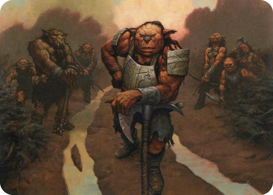 0030 Hobgoblin Bandit Lord Art Card S Art Series: Adventures in the Forgotten Realms