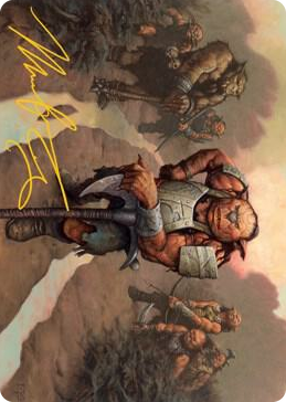 0030 Hobgoblin Bandit Lord Art Card (Gold-Stamped Signature) S Art Series: Adventures in the Forgotten Realms