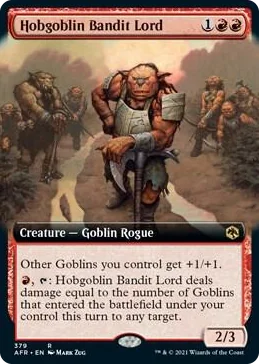 0379 Hobgoblin Bandit Lord (Extended Art) R Adventures in the Forgotten Realms