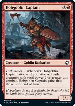 0148 Hobgoblin Captain C Adventures in the Forgotten Realms