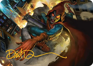 0015 Hobgoblin, Mantled Marauder Art Card (Gold-Stamped Signature) S Art Series: Marvel's Spider-Man
