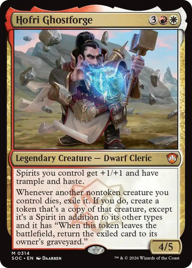 0314 Hofri Ghostforge M Commander: Secrets of Strixhaven