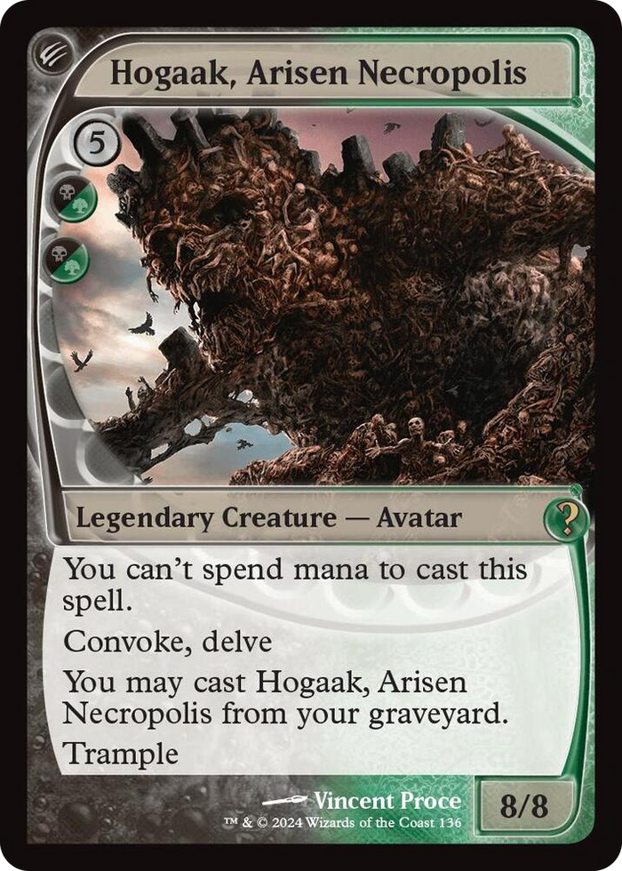 Hogaak, Arisen Necropolis (Future Sight) #136 R - Mystery Booster 2 Pokemon card