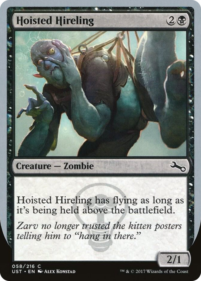 0058 Hoisted Hireling C Unstable