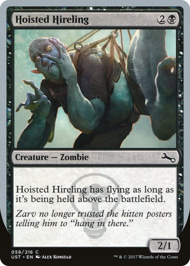 0058 Hoisted Hireling C Unstable