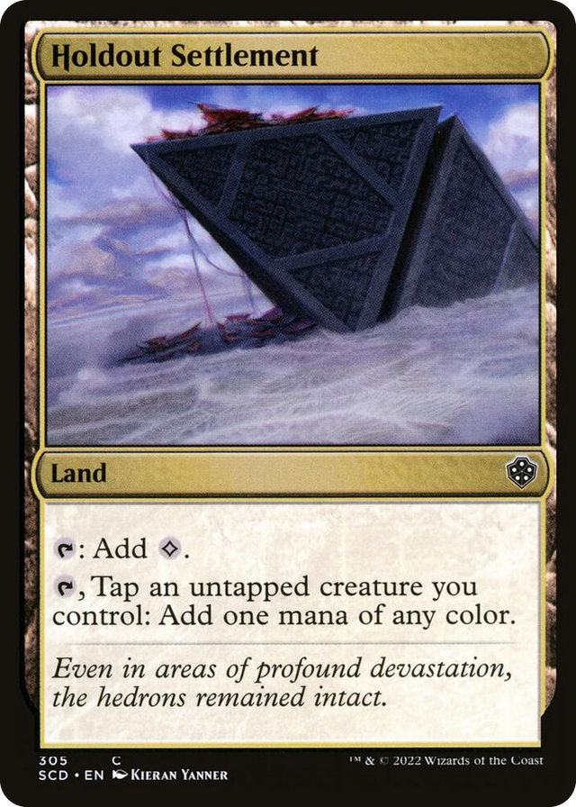 0305 Holdout Settlement C Starter Commander Decks