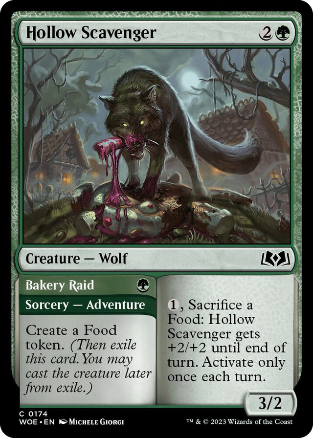 0174 Hollow Scavenger C Wilds of Eldraine